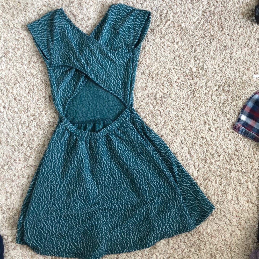 Blueish green dress
